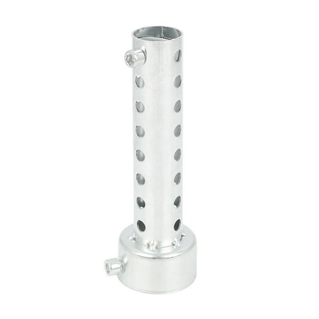 Unique Bargains 45mm Universal Motorcycle Exhaust Pipe Baffle Muffler Baffle Noise Eliminator Silver Tone