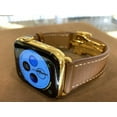thumbnail image 1 of 45mm iWatch Series 8 Custom 24K Gold Plated Stainless Steel GPS LTE O2, 1 of 9