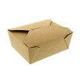 thumbnail image 1 of 45oz Kraft Paper Take Out Container To Go Boxes Leftover Containers, 1 of 2