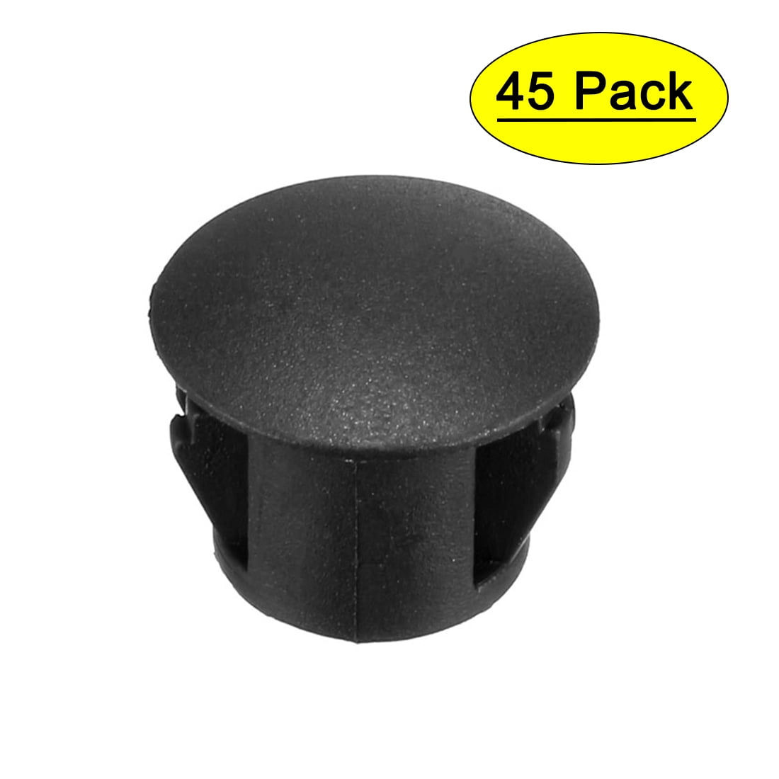 45pcs Plastic 10mm Dia Snap in Type Locking Hole Plugs Button Cover ...