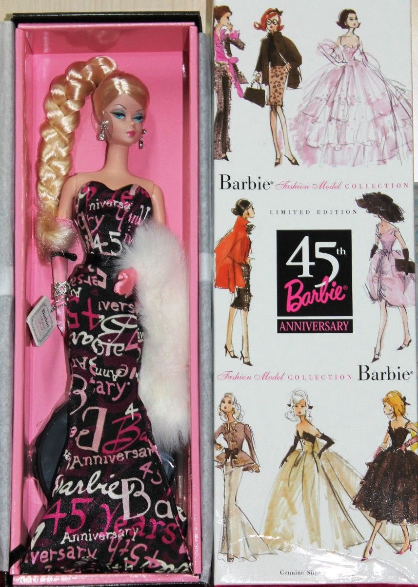Silkstone 45th Anniversary Barbie - Vintage Collectible Edition