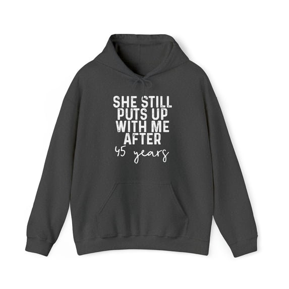 45th Anniversary Hoodie, Gifts, Hooded Sweatshirt