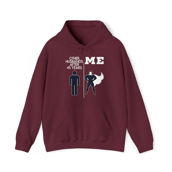 45th Anniversary Hoodie, Gifts, Hooded Sweatshirt