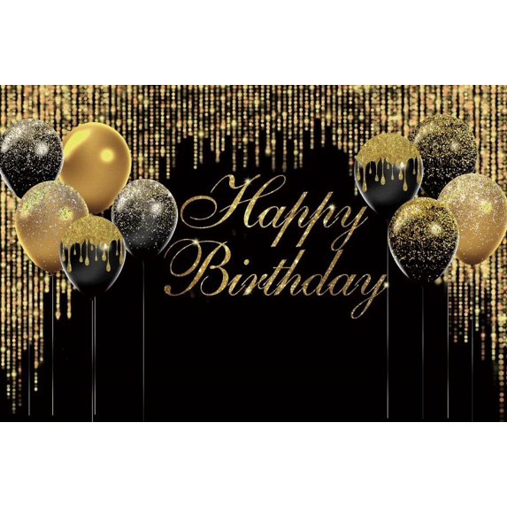 45th Birthday Banner Light Bokeh Glitters Ribbons Diamond Custom Photography Backgrounds Photo Backdrops For Photo Booth