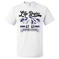thumbnail image 1 of 45th Birthday Gift For 45 Year Old Life Begins T Shirt Gift, 1 of 1