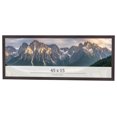 thumbnail image 1 of 45x15 Rustic Brown Real Wood Picture Frame Width 0.75 inches | Interior Frame Depth 0.5 inches |, 1 of 8