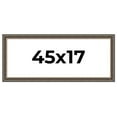 thumbnail image 1 of 45x17 Frame Black Real Wood Picture Frame Width 2 inches | Interior Frame Depth 0.5 inches | Fitz, 1 of 8