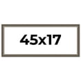 thumbnail image 1 of 45x17 Frame Brown Solid Wood Picture Frame | 1.75 Inch Moulding Width | Austin Frame Complete with, 1 of 8
