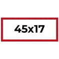 thumbnail image 1 of 45x17 Frame Red Burl Solid Wood Picture Frame Width 1.75 Inches | Interior Frame Depth 0.5 Inches |, 1 of 8