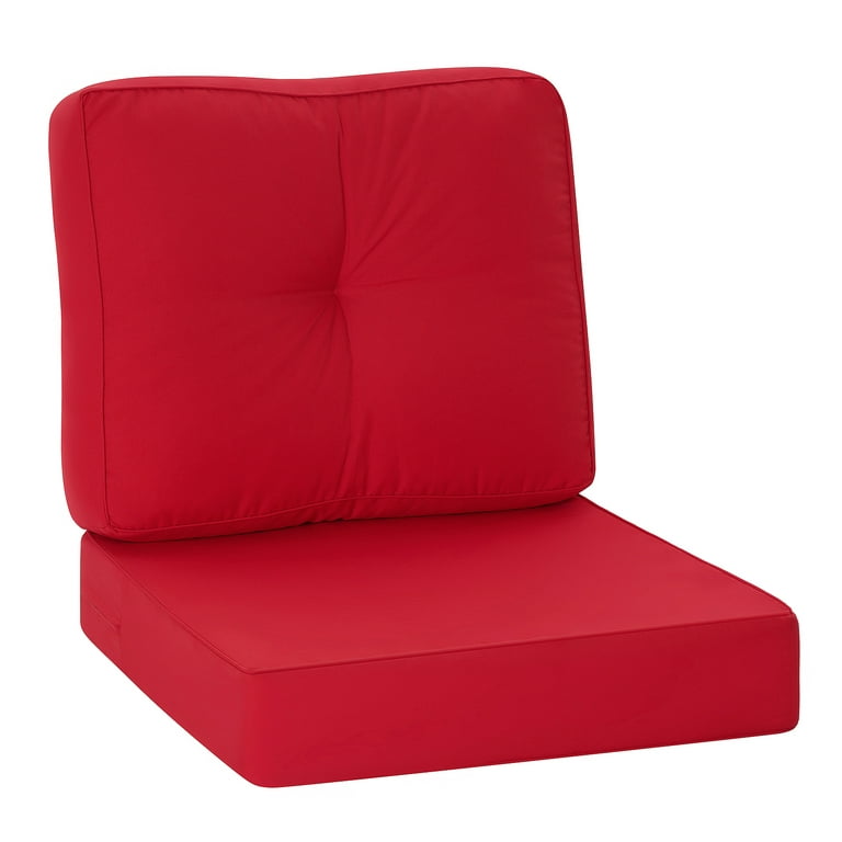 Patio Chair Cushion 20X20X4 Inch Outdoor Waterproof Seat Cushions