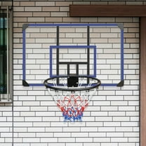 45x29 inches Wall Mount Large Basketball Hoop,Shatterproof Backboard,Durable Folding Hoop,Basketball Hoops Games Set for Outdoor,lndoor ,Youth Adults Kids Gifts,Black and Blue