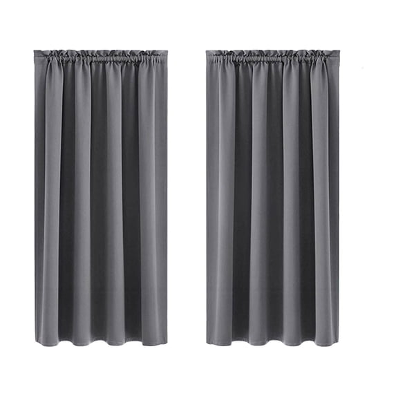 45x38 Inch Blackout Curtains for Bedroom Living Room 2 Panels - Soft Solid Thermal Insulated Darkening Curtains Drapes for Kitchen & Living Room