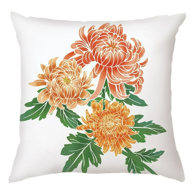 45x45cm Digital Print Peach Skin Pillowcase Pillowcase Single Printing