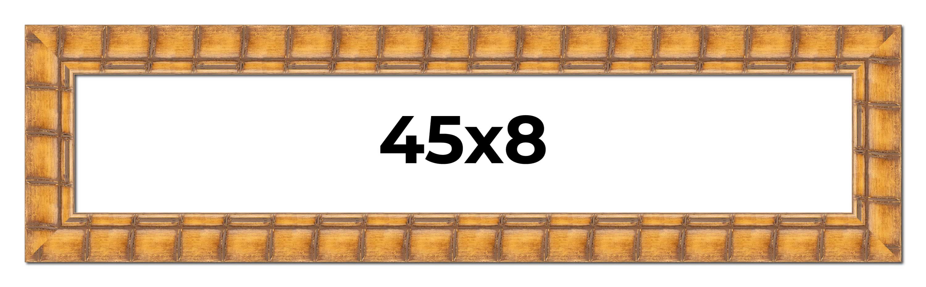 45x8 Frame Beige Real Wood Picture Frame Width 3 inches | Interior ...