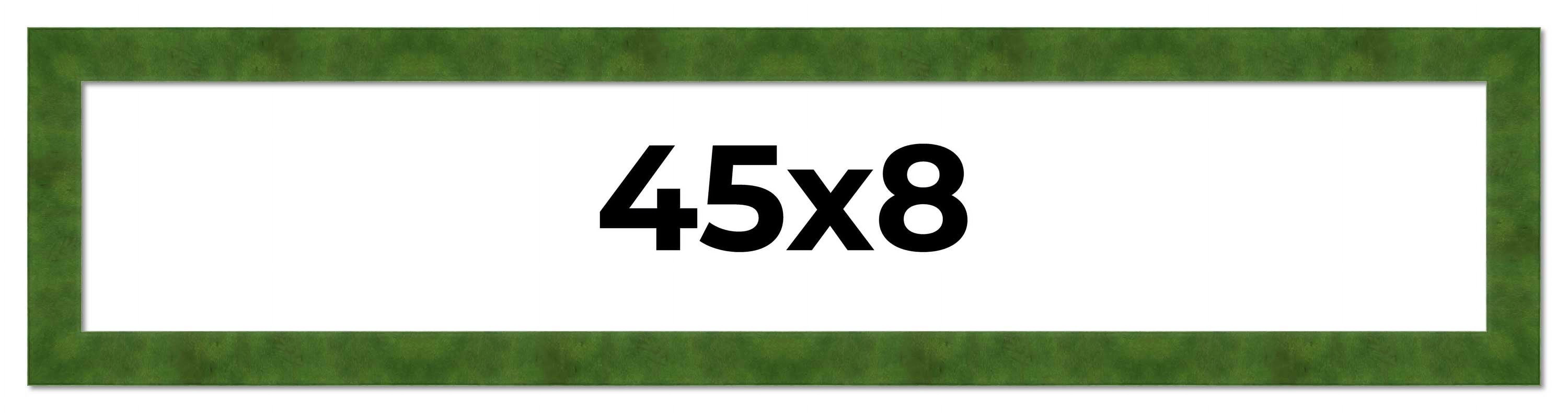 45x8 Frame Green Burl Solid Wood Picture Frame | 1.75 Inches Moulding ...