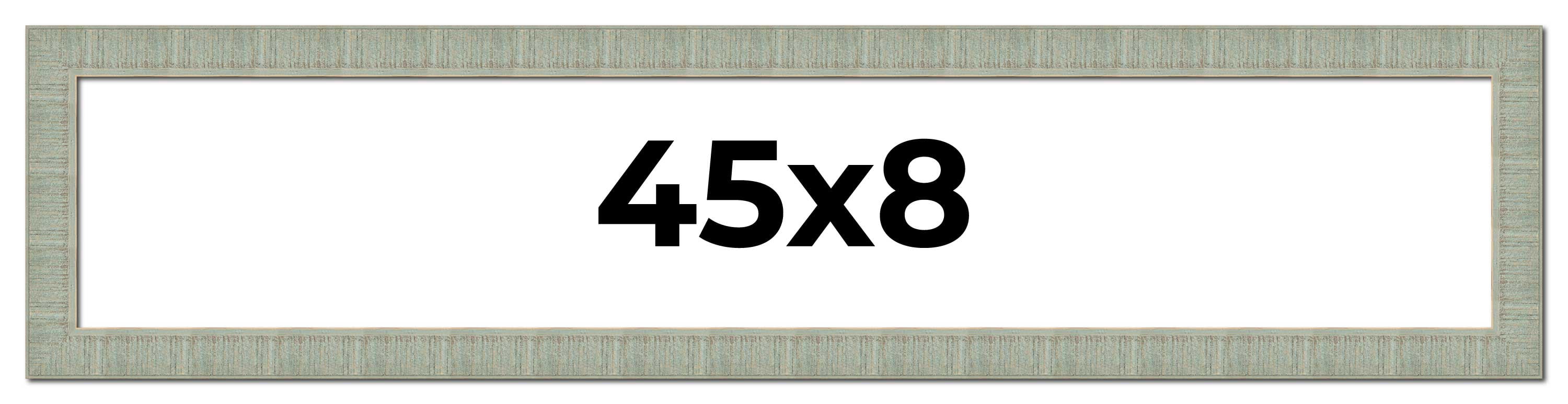 45x8 Frame Green Desert Pear Solid Wood Picture Frame | 1.625 Inch ...