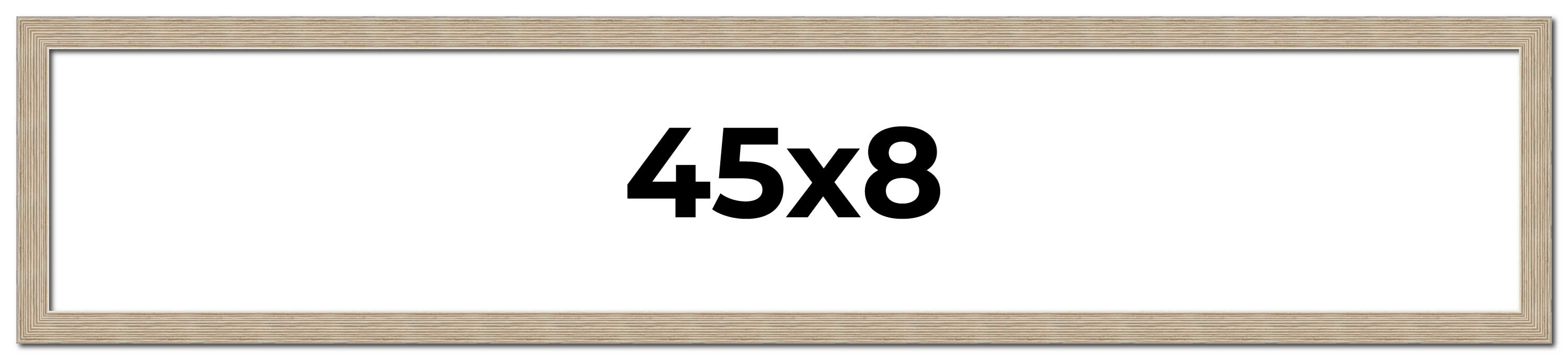 45x8 Frame Grey Solid Wood Picture Frame Width 1 Inches | Interior ...