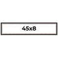 thumbnail image 1 of 45x8 Frame Silver Real Wood Picture Frame Width 1.25 Inches | Interior Frame Depth 0.75 Inches |, 1 of 8