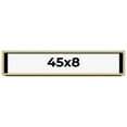 thumbnail image 1 of 45x8 Shadow Box Frame Gold | 1.375 Inches Deep Real Wood Contemporary Shadowbox Display Frame | UV, 1 of 7