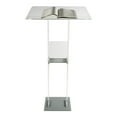 thumbnail image 1 of 46.1in Clear Acrylic Podium Floor Standing Church Lectern Podium Transparent Pulpit School Conference Podium, 1 of 20