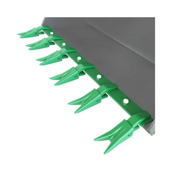 46/49/53/57"Home Tool Bucket Tooth Bar,Heavy Duty Tractor Bucket Teeth Bar for Sub-Compact Tractor Loader, 4560 Lbs Load-Bearing, Fits Bucket Cutting Edges Sized 1/2" or Less with No Drilling Required