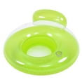 thumbnail image 1 of 46.5" Green Inflatable Inner Tube Pool Float with Backrest, 1 of 3