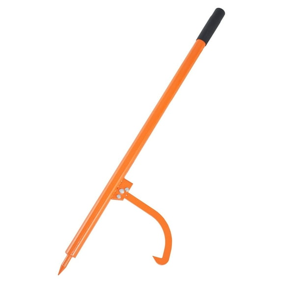 46.5 Inch Heavy Duty Log Peavey Roller Tool with 19 Inch Opening Metal Handle Rust Resistant Log Lifter Jack Cant Hook for Felling Turning Raising Logs