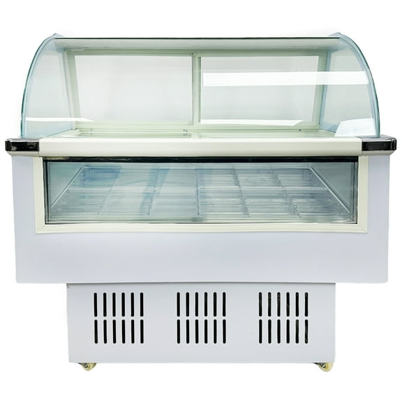 46.5 in. Commercial Ice Cream Display Popsicle Freezer 13 Cu. ft.