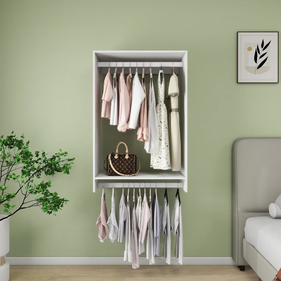 46.8 "H Livelylodge Wooden Modular Closet Strorage :Closet Organizer ...