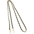 thumbnail image 1 of 46.8 Inch PU Purse Chain Strap Light Gold Wallet Metal Chain Zinc Alloy Belt Chain Bag Strap Extender with Alloy Spring Swivel Clasp for DIY Bag Replacement Accessories, 1 of 6