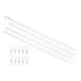 thumbnail image 1 of Uxcell 46" Blinds Wand Replacement, Combinable Blinds Tilt Wand with Hook, Vertical Blind Rod Stick for Window Curtain Opener Accessory, White, 1 of 7