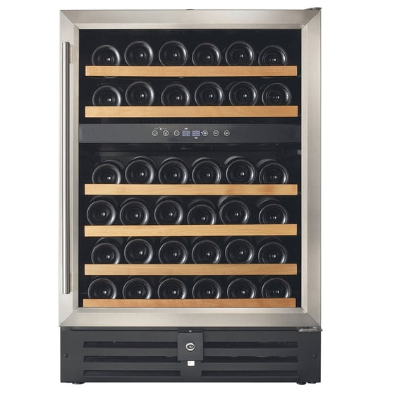 Smith & Hanks 46 Bottle Dual Zone Convertible Wine Cooler