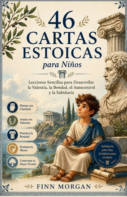 46 Cartas Estoicas para Niños: Lecciones Sencillas para Desarrollar la Valentía, la Bondad, el Autocontrol y la Sabidurí, (Paperback)