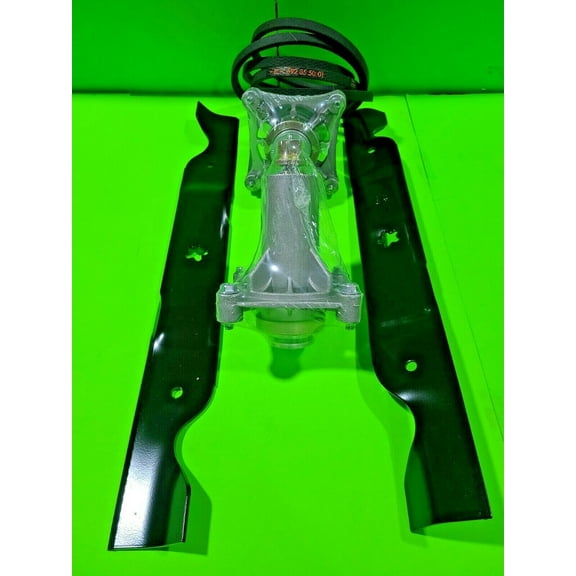 46" Deck Rebuild Kit for Craftsman and Husqvarna includes Spindles, High Lift Blades, Belt