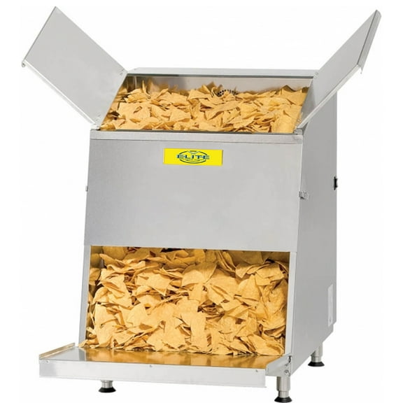 46 Gallon First-In First-Out Chip Warmer, 1500W Nacho Chip Warmer Machine Chips Warmer, NSF Certified
