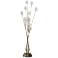 thumbnail image 1 of 46" Golden Chrome Contemporary Multi Light LED Floor Lamp, 1 of 6