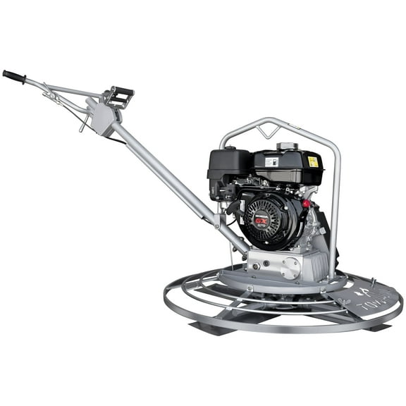 46" Honda Concrete Fast Pitch Power Trowel with 13HP Honda GX390 Combo Blades and Float Pan Finishing Tool