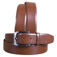 thumbnail image 1 of 46 Inch HILASON Western Genuine Leather Dress Belt 100% Pure Italian Cow Formal Brown, 1 of 4
