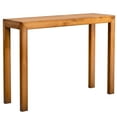 46 Inch Narrow Entryway Console Table with Light Brown Finish, Sofa ...