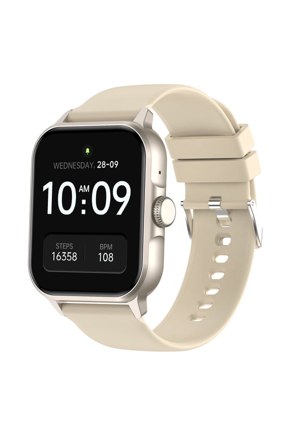 .46 Inch Smart Watch with 7-Day Battery Life, ZzCityTK HD15 Fitness Tracker for Women Men Waterproof IP68, Bluetooth Smartwatch for Android Phones with Call Function, Yellow