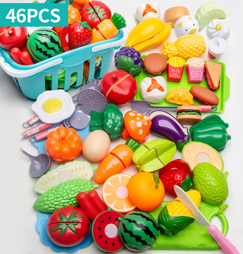 Kids Kitchen Toy Set, Educational Play with Stainless Steel Cookware