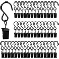 thumbnail image 1 of 46 Pack Curtain Hooks Metal Clips, Light Clips for Outside String Lights Rod Photo Small, 1 of 5
