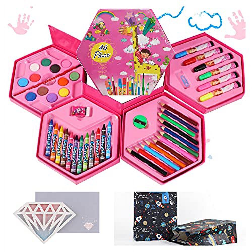46 Painting Craft Kit and Art Set for Kids, Art and Craft Supplies