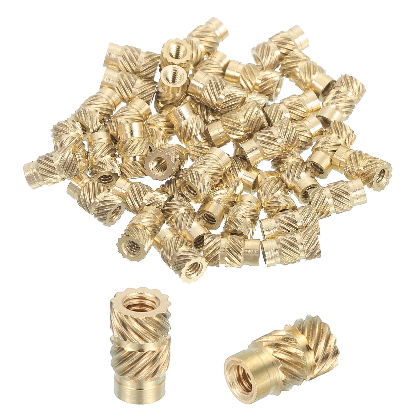 46 Pcs Threaded Inserts, M2 Brass Heat Set Insert for 3D Printing, M2x3 ...