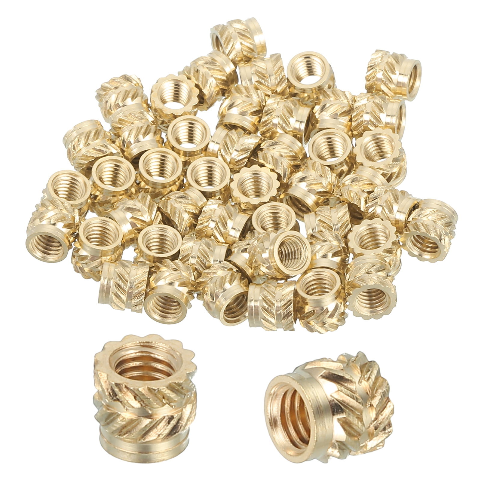 46 Pcs Threaded Inserts, M3 Brass Heat Set Insert for 3D Printing, M3x4 ...