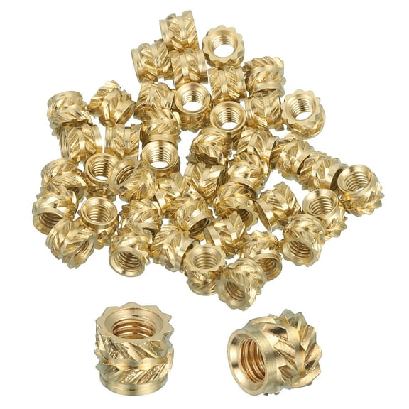 46 Pcs Threaded Inserts, M3 Brass Heat Set Insert for 3D Printing, M3x5x4mm