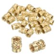thumbnail image 1 of 46 Pcs Threaded Inserts, M4 Brass Heat Set Insert for 3D Printing, M4x5.5x7mm, 1 of 6