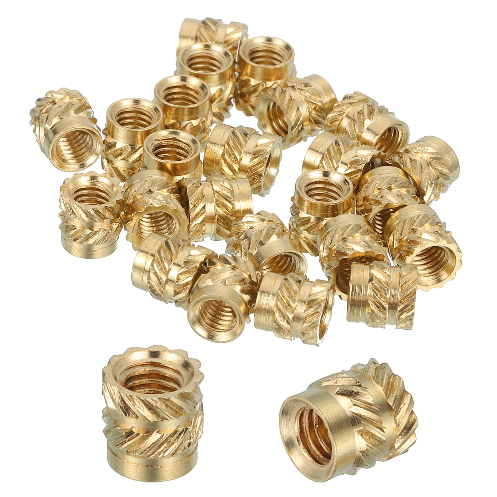 46 Pcs Threaded Inserts, M4 Brass Heat Set Insert for 3D Printing ...
