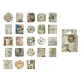 thumbnail image 1 of 46-Piece Diary Sticker Set - Vintage Clock Pattern Decals - Self-Adhesive Stickers for Handbooks, Notebooks, and Albums - Theory of Rotation of Years and Time-Themed Decorations, 1 of 9