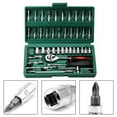 thumbnail image 1 of 46 Piece Socket Wrench Set Car Repair Tool Socket Car Parts Toolbox Set Green, 1 of 7